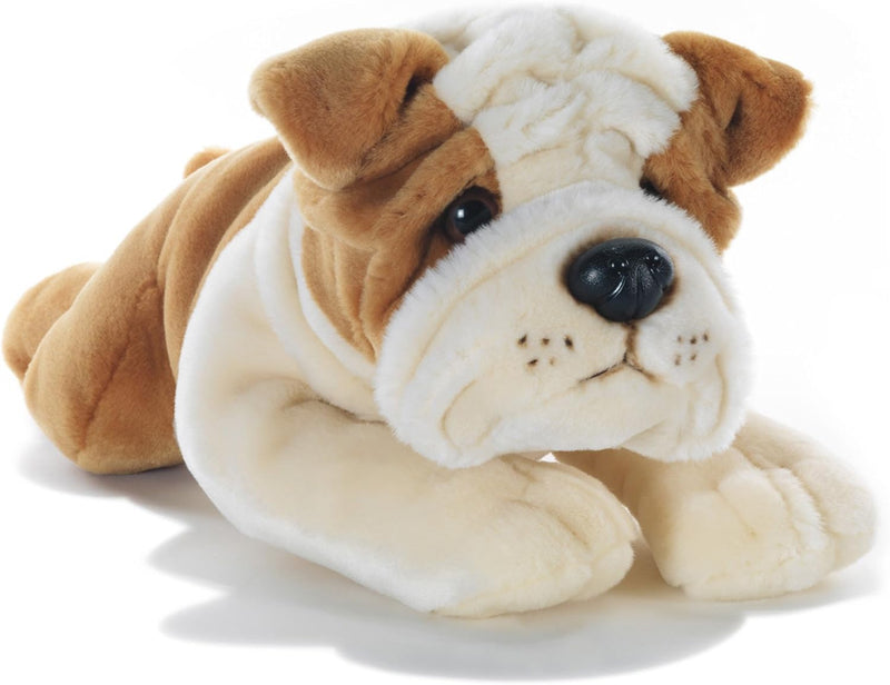 Peluche chien Bulldog 40 cm