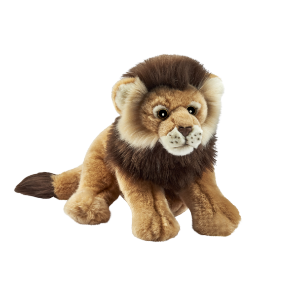 Peluche lion couché 32 cm