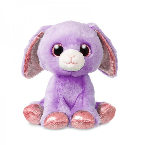 Oreiller cylindrique et écharpe douce, poupée lapin à gros yeux en peluche,  poupée lapin blanc, 90 cm violet : : Maison