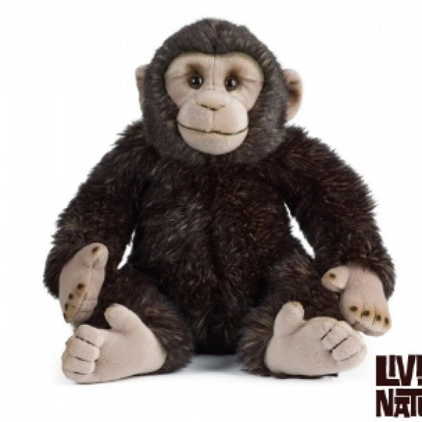 Peluche singe chimpanzé 30 cm -