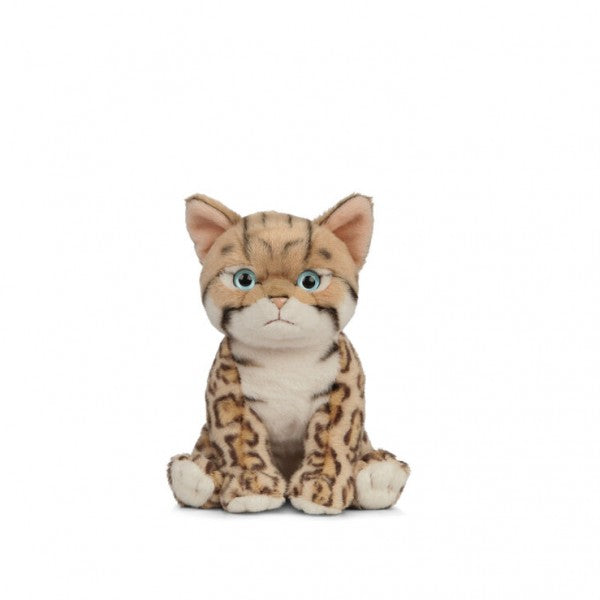 Peluche chat léopard 20 cm
