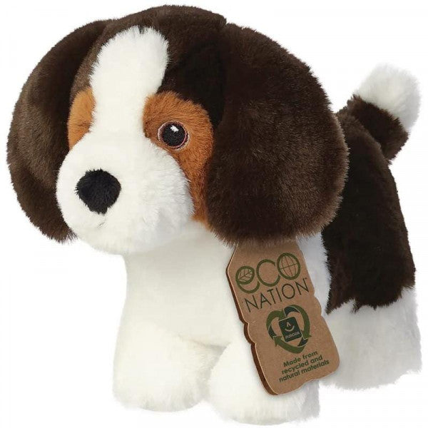 Peluche chien Beagle eco nation 24 cm -