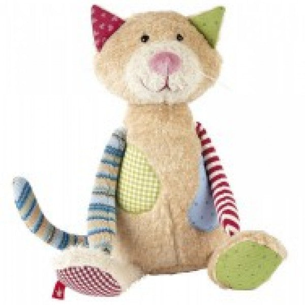 Peluche chat Patchwork Sweety 30 cm