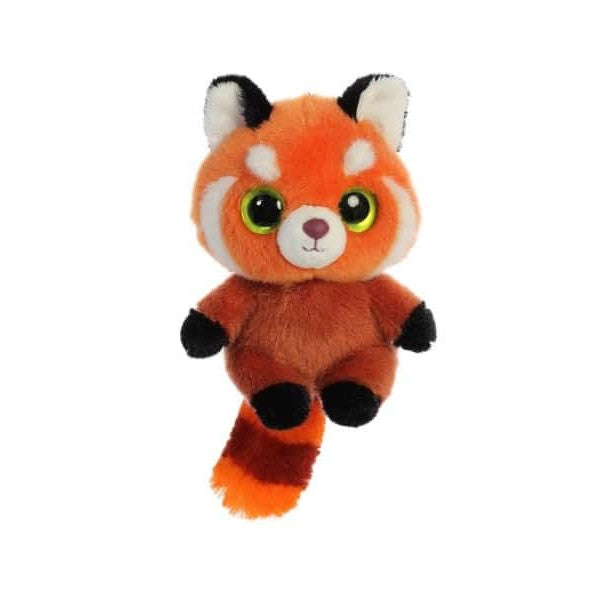 Peluche panda roux aux gros yeux 13 cm