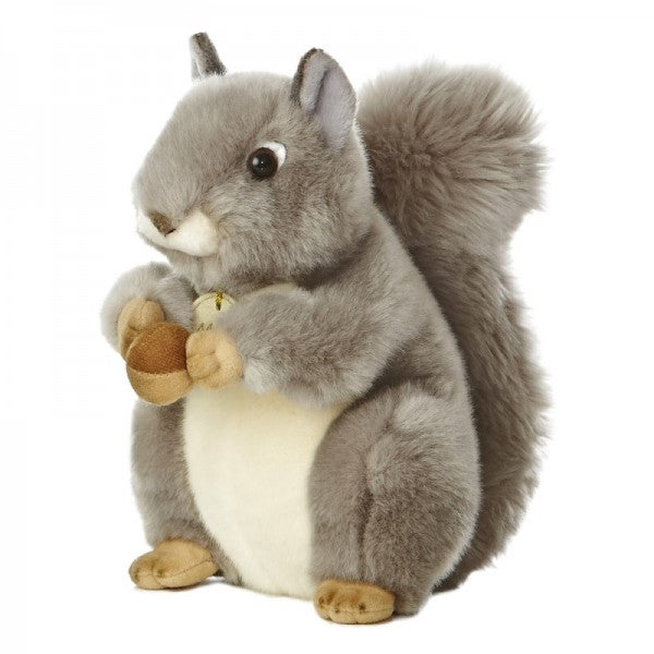 Peluche écureuil gris 20 cm