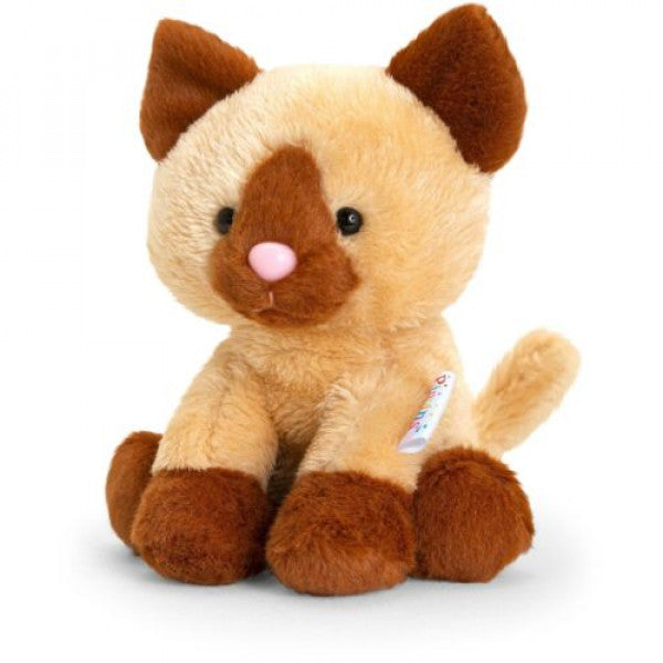 Peluche chat siamois Pippins 14 cm