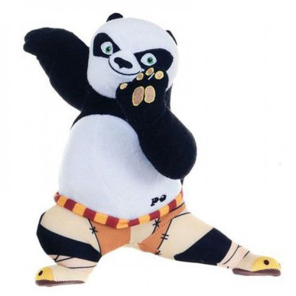 Peluche Kung Fu Panda en position de combat 30 cm