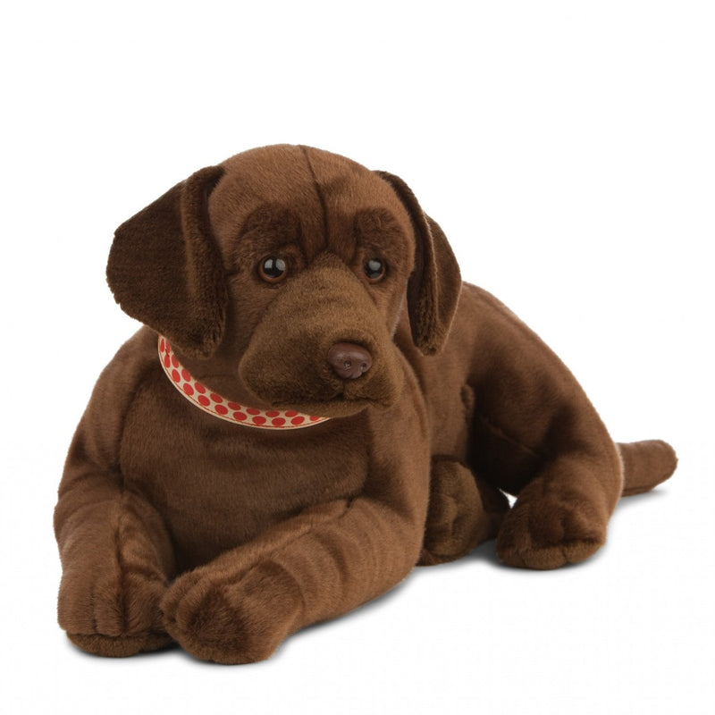 Peluche chien Labrador brun 60cm