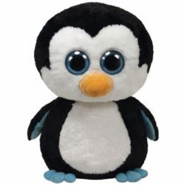Peluche pingouin Waddles aux gros yeux
