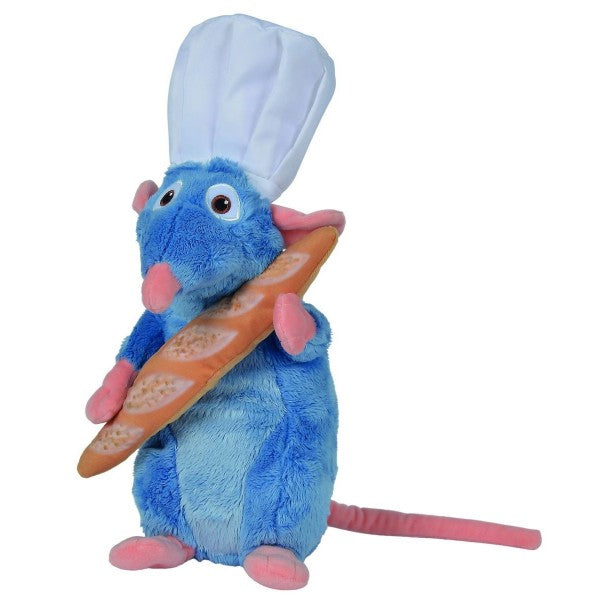 Peluche Ratatouille Rémy avec baguette 33 cm