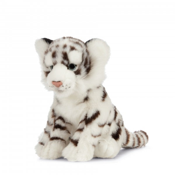 Peluche bébé  tigre blanc 26 cm