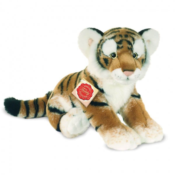 Peluche tigre brun 32 cm