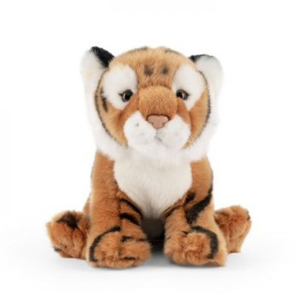 Peluche tigre avec son 30 cm