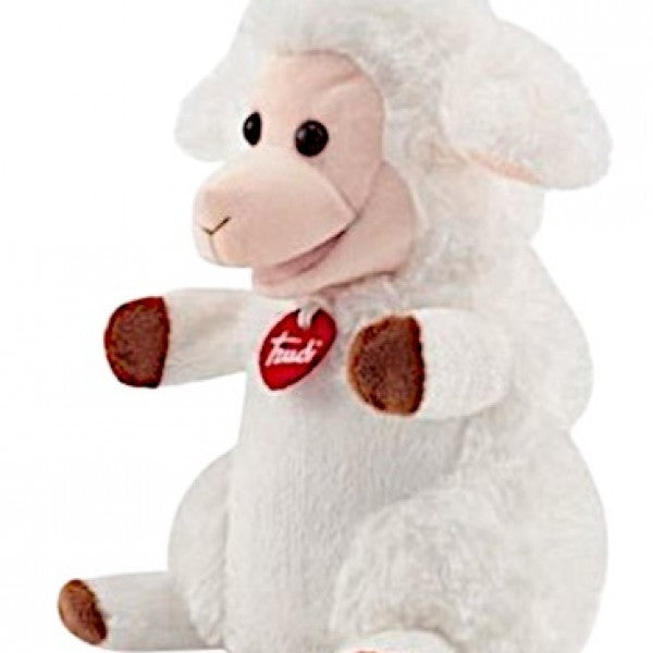 Peluche marionnette mouton 25 cm